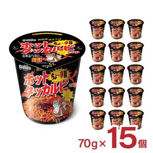 韓国 PALDO パルド 汁なし激旨辛 ホット タッカルビ カップ麺 70g 15個 インスタント ダッカルビ シャイン・オリエンタル・トレーディング 送料無料