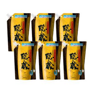 濱田酒造 隠し蔵 25度 パウチ 500ml×6本 むぎ焼酎 取り寄せ品
