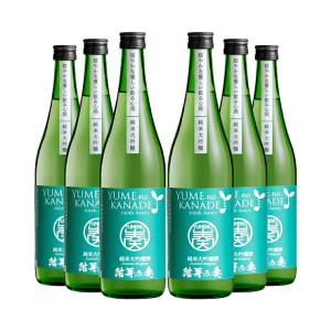 ふくしまプライド 送料無料 花春酒造 結芽の奏 純米大吟醸 720ml 6本 日本酒 取り寄せ品