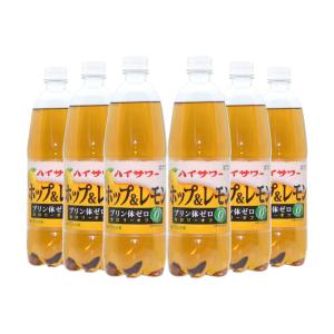 株式会社博水社 ハイサワー ホップ＆レモン 1000ml×6本 清涼飲料水 炭酸飲料 割り材