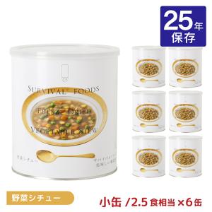 非常食 25年 菓子 クラッカー サバイバルフーズ 大缶 #1M/H 10食相当 6