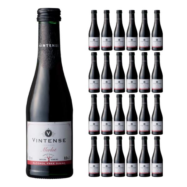 ノンアルコール ワイン 本格ヴィンテンス・メルロー・ミニ 200ml 24本 (1ケース) 湘南貿易...