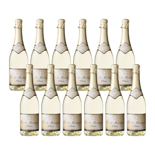 ノンアルコール スパークリングワイン 本格 デュク・ドゥ・モンターニュ 750ml 12本 (1ケー...