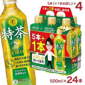 特茶 サントリー 伊右衛門 NEWSパック PET 500ml×24本 〔20本＋お試し