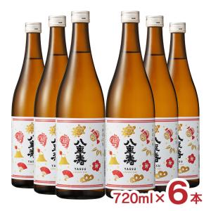 日本酒 清酒 辛口 八重寿銘醸 八重寿 からくち 720ml 6本 秋田 地酒 祝 可愛い ギフト 送料無料