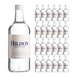 炭酸水 飲料水 ヒルドン (炭酸) Glass 500ml 24本 (1ケース) HILDON 瓶 スパークリング ミネラル ウォーター 送料無料 取り寄せ品 発泡水、炭酸水の商品画像
