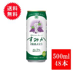 チューハイ 宝酒造 タカラcanチューハイ すみか 国産 ぶどう 500ml 48本  エシカル 糖質オフ