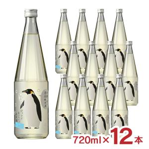 日本酒 白瀧酒造 上善如水 ロック酒 by jozen 純米 720ml 12本 低アルコール 動物 可愛い ペンギン ロックでおいしい 送料無料