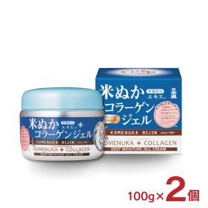 化粧品 ジェル スキンケア 米ぬか美人 コラーゲンジェル 100g 2本 日本盛 オールインワン 日本酒 送料無料 取り寄せ品｜tokyo-syusui