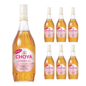 チョーヤ 酔わないザチョーヤ 700ml 6本 本格梅酒仕込み ノンアル CHOYA 送料無料 取り寄せ商品｜tokyo-syusui