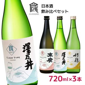 東京の地酒 千代鶴 3本 飲み比べセット 第二弾 日本酒 720ml 中村酒造