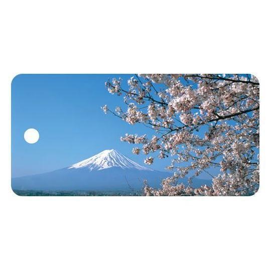 日本のおみやげ　和柄　小物　SALE　根付・携帯クリーナー／富士山（春）