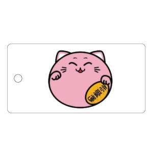 日本のおみやげ　和柄　小物　SALE　根付・携帯クリーナー／恋愛運（ピンク猫）
