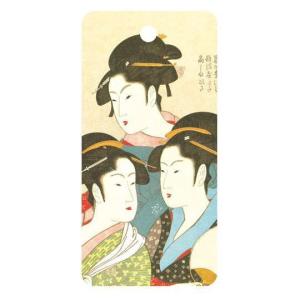 日本のおみやげ　和柄　小物　SALE　根付・携帯クリーナー／三美人