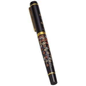 日本のおみやげ 和柄 文具 山中塗 蒔絵万年筆／秋草 : 日本のおみやげ