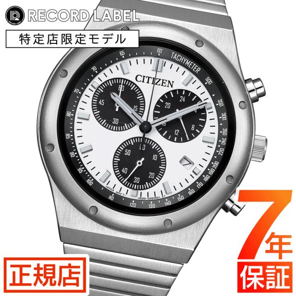 シチズン レコードレベール CITIZEN RECORD LABEL 1984 クロノグラフ 光発電...