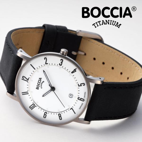 公式 ボッチアチタニウム 腕時計 BOCCIA TITANIUM 時計 Slim スリム 3296-...