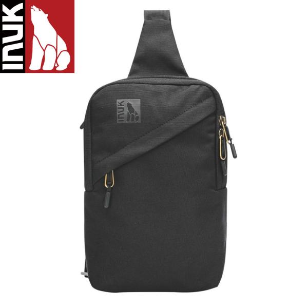 INUK ボディバッグ INUK FISHER RP BLACK イヌーク バッグ ボディバッグ 大...
