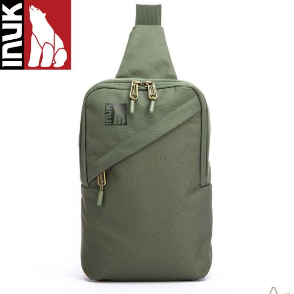 INUK ボディバッグ INUK FISHER RP MYRTLE GREEN イヌーク バッグ ボ...