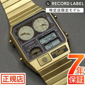 RECORD LABEL 腕時計 レコードレーベル ANA-DIGI TEMP アナデジテンプ