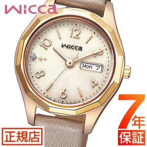 シチズン ウィッカ ソーラー 腕時計 レディース ソーラー CITIZEN wicca KH3-525-90 シチズン エコドライブ レザーベルト 革ベルト 26.5mm