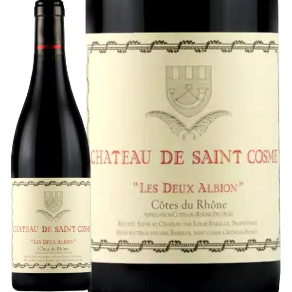 シャトー・ド・サン・コム≪レ・ドゥー・アルビオン≫コート・デュ・ローヌ・ルージュ 2020【フランス...