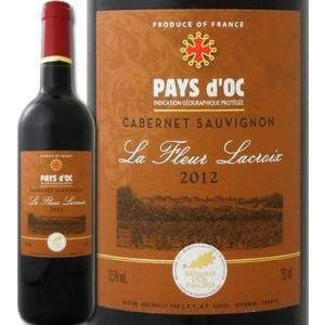 赤ワイン フランス・ローヌ ラ・フルール・ラクロワ カベルネ・ソーヴィニョン 2012 wine