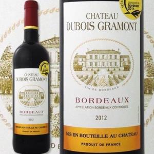 赤ワイン フランス・ボルドー シャトー・デュボワ・グラモン 2012 wine