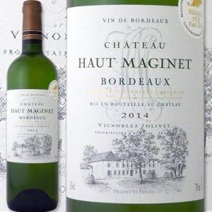 白ワイン フランス・ボルドー シャトー・オー・マジネ・ブラン 2014 wine