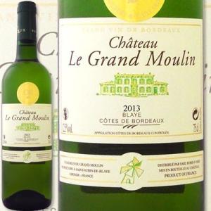 白ワイン フランス・ボルドー シャトー・ル・グラン・ムーラン・ブラン 2013 wine