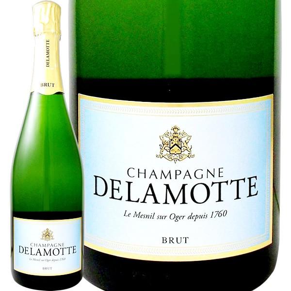 スパークリングワイン ドゥラモット・ブリュット NV シャンパン 750ml 正規 箱入り Dela...