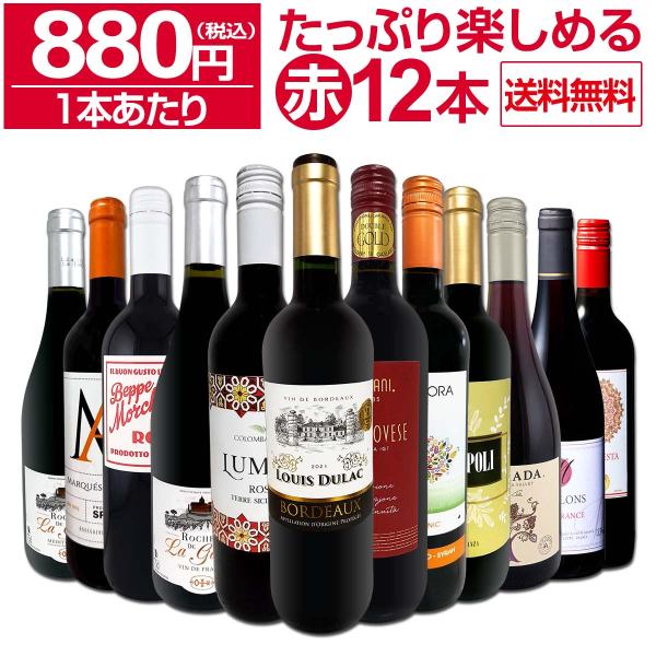 赤ワイン セット フランス スペイン イタリア 12本 750ml wine set 第92弾