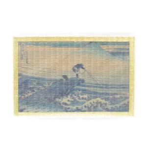 東京みやこ工房 葛飾北斎 冨嶽三十六景 神奈川沖浪裏 畳絵葉書（ポスト