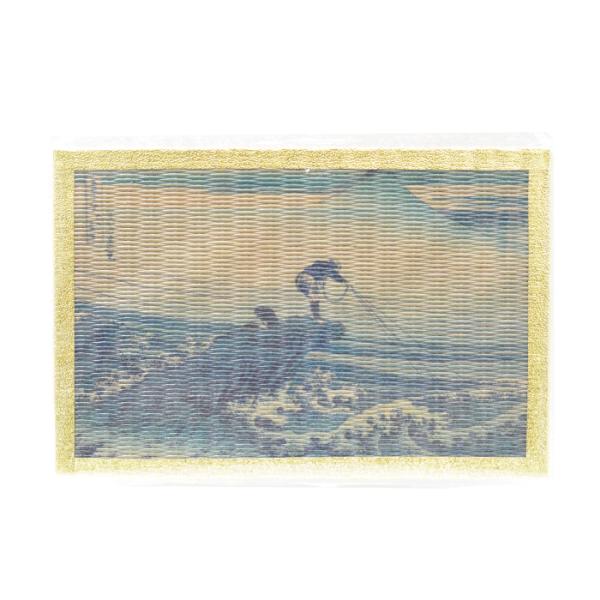 東京みやこ工房 葛飾北斎 冨嶽三十六景 甲州石班澤 畳絵葉書（ポストカード）　POSTCARD メッ...