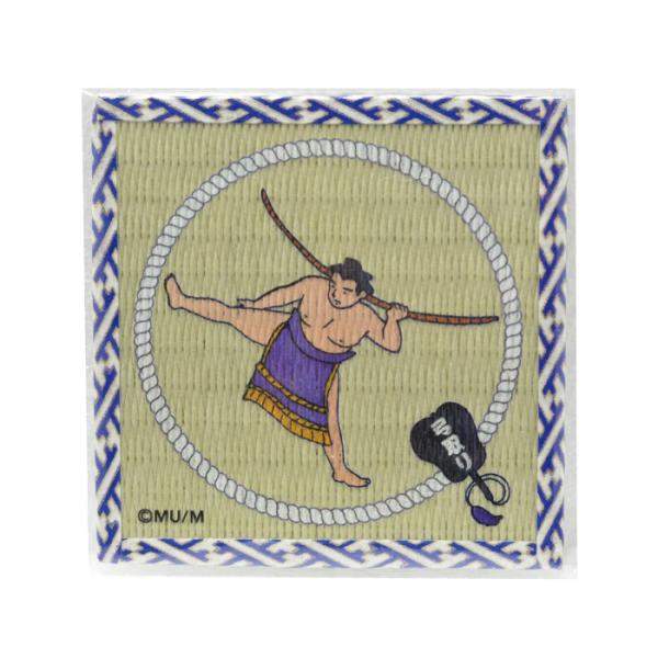 相撲畳コースター 弓取り式 90mm×90mm　TATAMI COASTER コースター おしゃれ ...