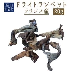 【あす楽】ドライ　トランペット　（黒ラッパ茸）　乾燥きのこ　＜フランス産＞　【20g】】【常温品】【常温/冷蔵混載可】｜tokyo468syokuzai