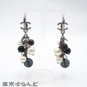 シャネル CHANEL ピアス ガンメタル メ...の詳細画像2