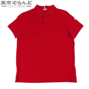 モンクレール MONCLER MAGLIA POLO MANICA CORTA D20918306200 84556 レッド コットン ロゴ L ポロシャツ メンズ 005010268｜tokyobrand