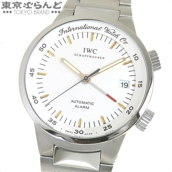 IWC GST アラーム IW353703 ホワイト SS ジャガールクルト製ムーブメント 腕時計 ...