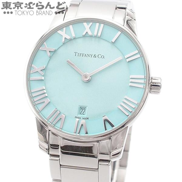 3年保証 ティファニー TIFFANY&amp;Co. アトラス2-ハンド 29mm  63452807 ブ...