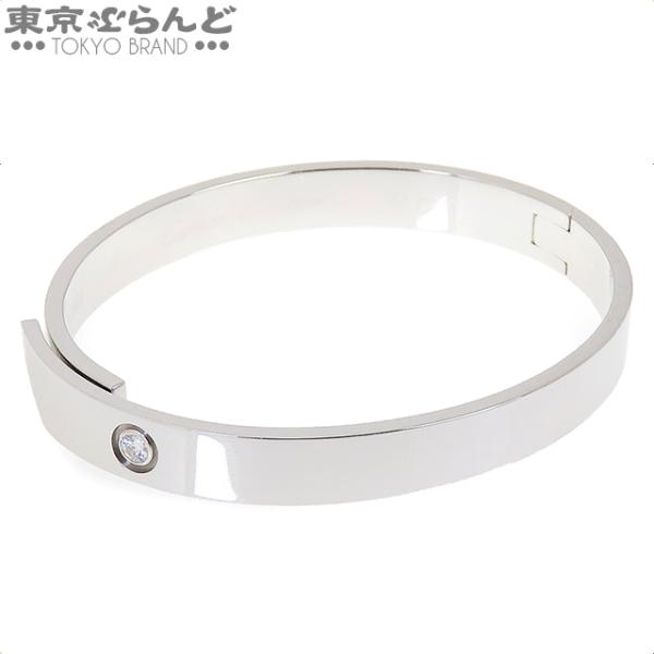 カルティエ CARTIER アニバーサリーブレスレット K18WG ダイヤモンド 1PD バングル ...