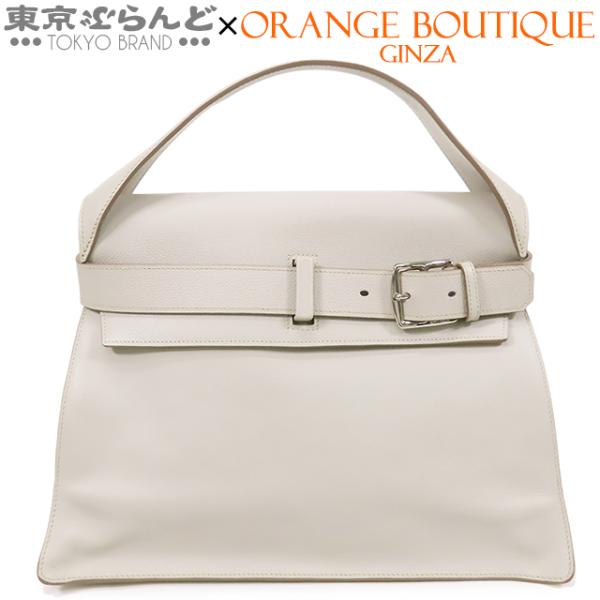 エルメス HERMES エトリベルト □Q刻印 パールグレー シルバー金具 エヴァーグレイン ハンド...