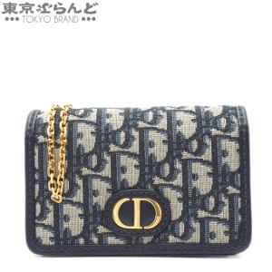 クリスチャンディオール Christian Dior 30 モンテーニュ ナノ ポーチ チェーンショルダーバッグ S2105UTZQ_M928 ネイビー レディース 101699689｜tokyobrand