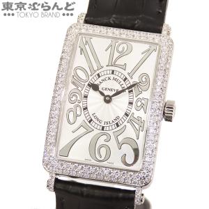 フランクミュラー FRANCK MULLER ロングアイランド ベゼルダイヤ 1000SC D K18WG ダイヤモンド レザー 金無垢 腕時計 メンズ 自動巻 仕上済 101703412｜tokyobrand