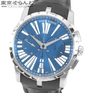 ロジェデュブイ ROGER DUBUIS エクスカリバー 42 クロノグラフ DBEX0389 ブル...