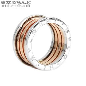 ブルガリ BVLGARI B-zero1 リング パーフェクトミステイク 352378 K18WG K18PG #57 16号相当 ビーゼロワン 指輪 ユニセックス 仕上済 101711280｜tokyobrand