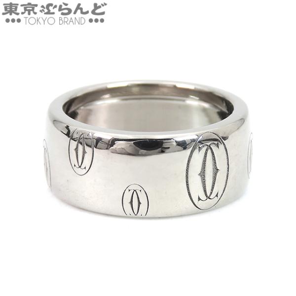 カルティエ CARTIER ハッピーバースデーリング K18WG #49 9号相当 2C C2 ホワ...