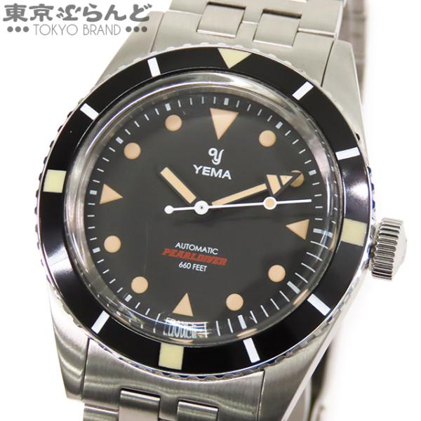 イエマ YEMA パールダイバー YCL1-MRM ブラック 黒文字盤 SS 38mm 腕時計 メン...