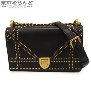 ディオール Dior ディオラマ チェーンショルダーバッグ ブラック ゴールド金具 レザー ショルダーバッグ レディース A 101715243｜tokyobrand