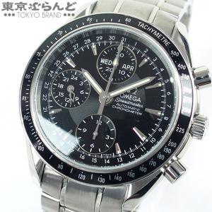 オメガ OMEGA スピードマスター デイデイト ミリオンゴッド モデル ブラック SS 50本限定 トリカレ 腕時計 メンズ 自動巻 仕上済 101716660｜tokyobrand